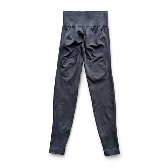 Bluee Seamless High Waist Squat Proof Contour Leggings Sz S Midnight Black - Picture 6 of 9